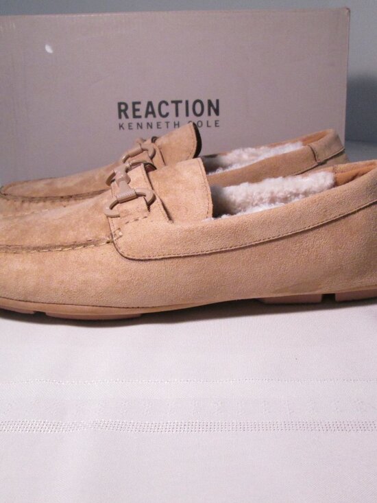 Kenneth Cole Reaction Dawson Bit Driver Loafers – Camel | Men’s Size 9 | NIB - Picture 8 of 12